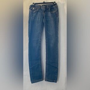 Miss Chic Jeans Blue Skinny Denim